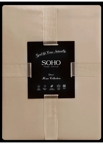 Комплект постільної білизни SOHO Євро Duet Mocha/Ivory No Brand (393113867)