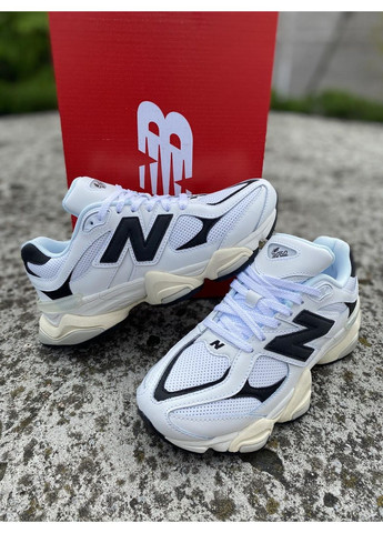 КРОСІВКИ ЖІНОЧІ NEW BALANCE 9060 WHITE BLACK U9060AAB НЬЮ БЕЛАНС 9060 No Brand чорні демісезони (369387358)