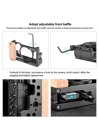 Клетка PU3050B для фотоаппаратов Sony RX100 VI, RX100 VII - обвес Puluz (373033255)