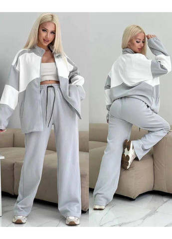 Женский спортивный костюм свободного кроя на флисе MonCher (363849338)