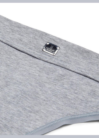 Трусики женские Logo Thong Cotton серые Victoria's Secret (337463980)