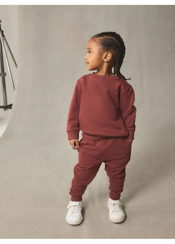 Бордовый демисезонный спортивный костюм на флисе next Next Trend