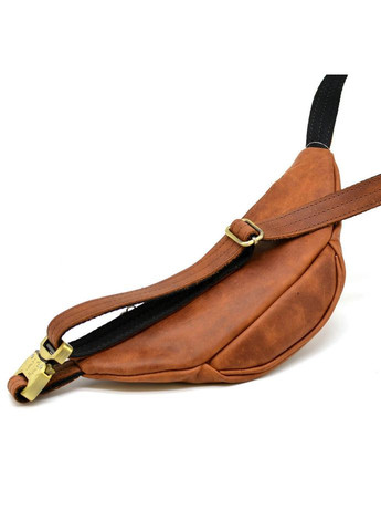 Рыжая напоясная маленькая сумка из лошадиной кожи RB-3034-3md TARWA (298684016)