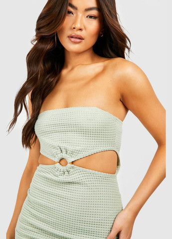 Салатовое платье Boohoo