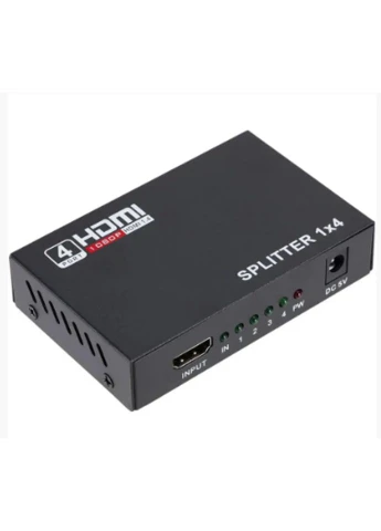 HDMI розгалужувач на 4 порти HDMI SPLITTER 1 in 4 / Чорний Speedlink (395280482)