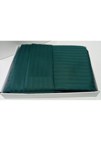 Постельное белье GREEN Elite Сатин страйп Полуторное MERISET (278256127)