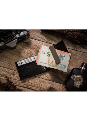 Зажим для денег мужской кожаный R-RM-19-GCL-CF Rovicky (360243992)