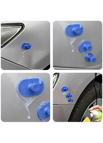 Молоток обратный для вытягивания вмятин с грибками 18 шт Клеем 5 шт (24 предметов) (R051046) Bodasan (317297234)