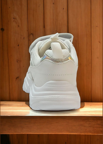 Белые демисезонные детские кроссовки для девочки том м 7285а Tom.M