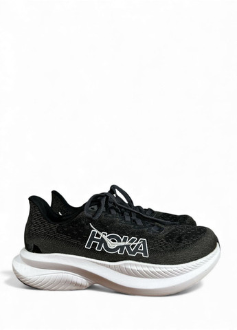 Женские кроссовки One One Mach 6 1147810 BWHT, Размер 36 2/3 (US 5.5B), 22.5 см, HOKA чёрные (369164433)