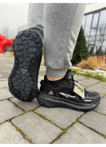 Чорні літні кросівки nike acg mounth fly 2 low black найк асж маунс флай No Brand