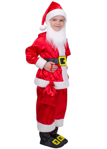 Карнавальний костюм Санта Клаус (атлас) No Brand (362538862)