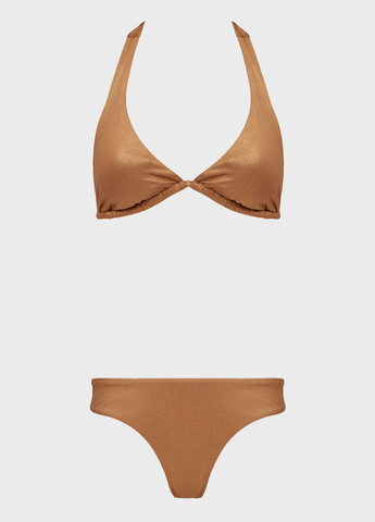 Золотой летний купальник EA7