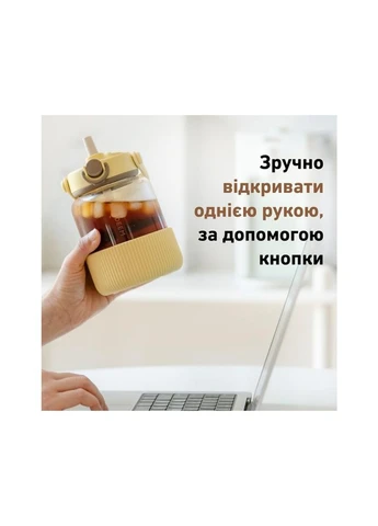 Пляшка для води DG78 800 мл Mellow Yellow (DG78-MY) BUYDEEM (391609444)