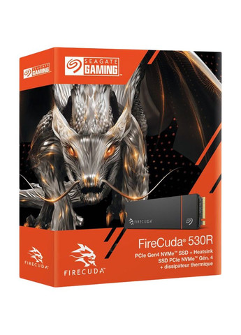 SSD накопитель M.2 2280 4TB FireCuda 530R with Heatsink (ZP4000GM3A073) Seagate (331863132)