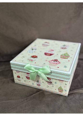 Набір чашок новорічних Bambi керамічні з ложками в подарунковій коробці 2 шт 280 мл R36252 Home (363319938)