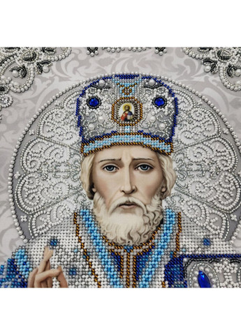 НАБОР ARHIBIS ЖС-3003 Святой Николай в жемчуге и кристаллах, набор для вышивания бисером иконы. БЛАГОВЕСТ (369666244)