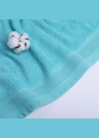 Махровий рушник "Наталі" 70х140 см, м’ятний, щільність 360 г/м², натуральна бавовна IDEIA м'ятний