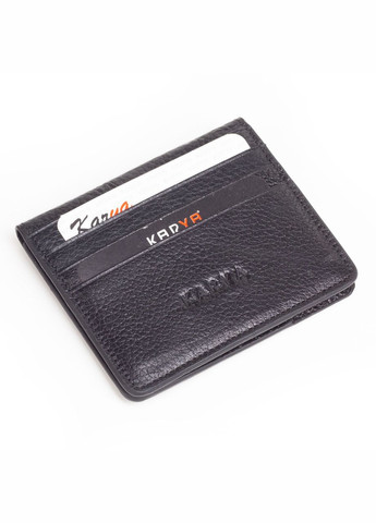 Маленький чоловічий гаманець 006245 шкіряний чорний Karya (290891327)