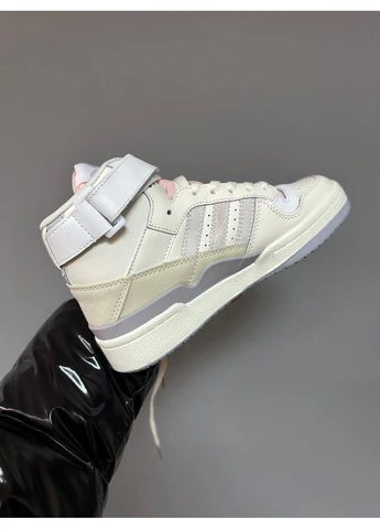 КРОСІВКИ ЖІНОЧІ ADIDAS FORUM 84 HIGH CREAM PINK АДІДАС ФОРУМ 84 РОЖЕВІ No Brand рожеві демісезони (391953342)