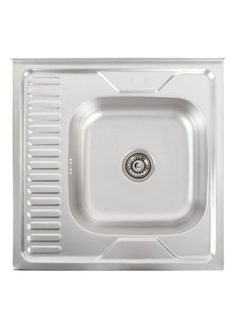 Кухонна мийка з нержавіючої сталі ДЕКОР 6060 R (0,7/160 мм) Valeso (336938388)