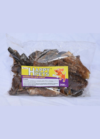 Ассорти-сухость для собак ТМ 200 грамм Happy Pets (355381000)