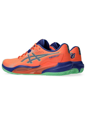 Оранжевые демисезонные кросcовки муж. gel-gel-challenger 15 vivid coral/dark cobalt Asics