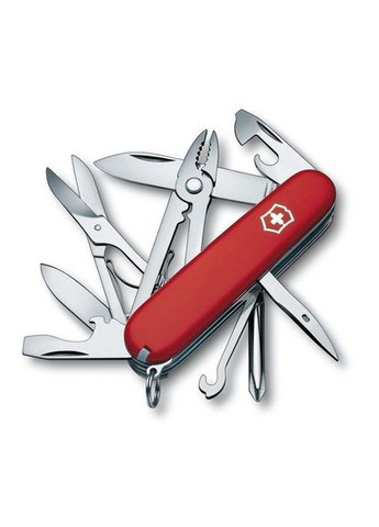 Комплект Ніж Deluxe Tinker Red 1.4723 + Чохол з ліхтариком Police Victorinox (317303614)