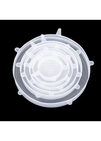 Набор универсальных силиконовых крышек для посуды, тарелок, мисок, 6 шт. China (366874381)