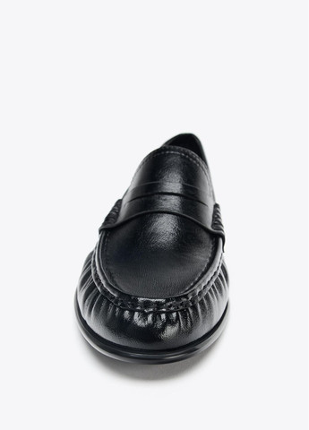 Zara Лофери чорний з штучна шкіра, іспанія — демісезон (371628927)