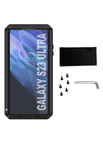 Противоударный чехол Doom Armor для смартфона Samsung Galaxy S23 Ultra (SM-S918) - Black Primo (333720054)