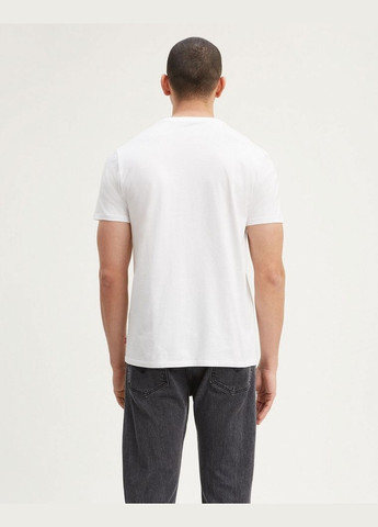 Футболка бавовняна чоловіча 2-HORSE GRAPHIC біла Levi's (311196170)