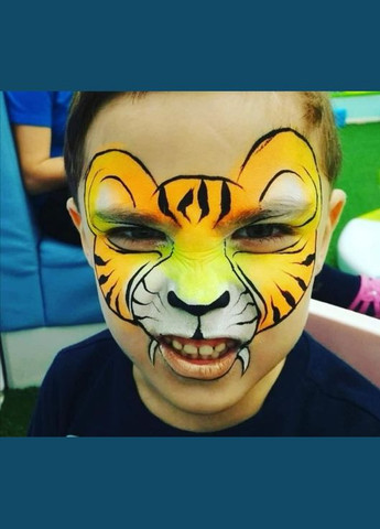 Неоновий грим для обличчя Paint Glow, аквагрим набір 6 кольорів, аквагрим, тюбіки 10 мл PRC (328262982)