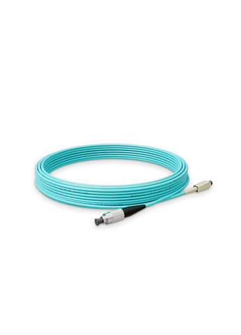 Патч-корд оптичний SC/UPC-FC/UPC Бірюзовий LSZH, Multimode OM3 (MM), Simplex, 2мм - 10 м NanoConnect (299337847)