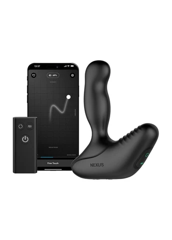 Смарт-масажер простати Revo Stealth with APP, вібрація+ротація, пульт ДУ, до 10 годин роботи Nexus (356767892)