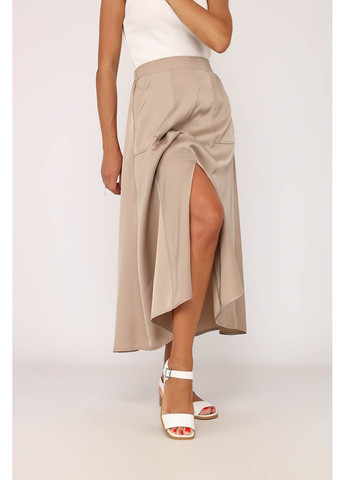 Бежевая юбка трапеция женская цвет бежевый cb-00279593 Yuki