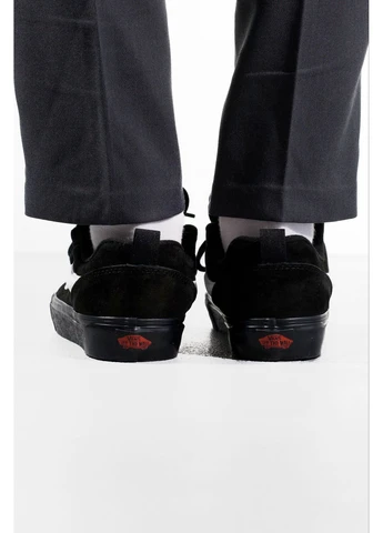 КРОСІВКИ ЖІНОЧІ VANS KNU SKOOL BLACK ВАНС КНУ СКУЛ ЧОРНІ No Brand чорні демісезони (391063577)