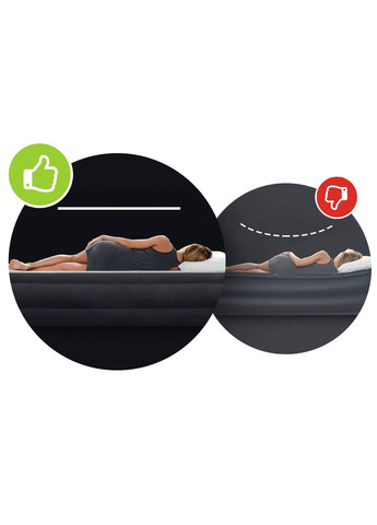 Двухместный надувной матрас 64758 Intex (332202198)