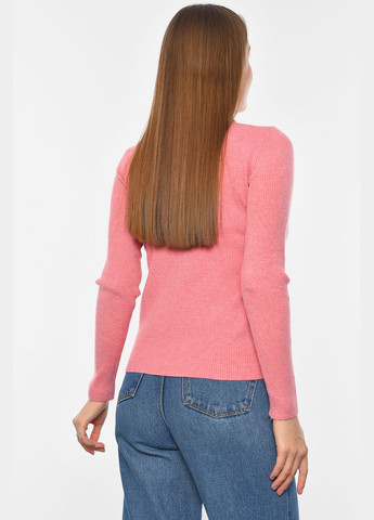 Гольф женский однотонный розового цвета Let's Shop (304971565)