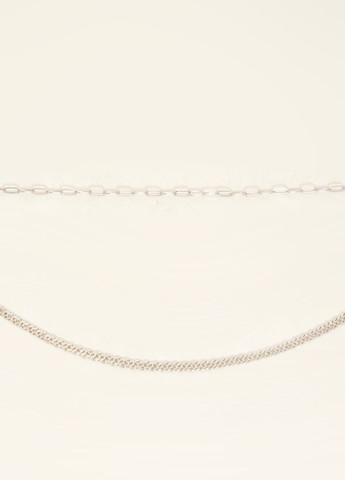 Двойное женское колье цепочка No Brand (314911274)