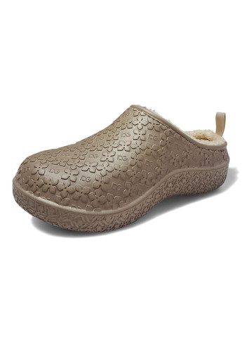 Бежевые женские утепленные сабо м4103 бежевые размер 37 (23.5 см) Dago