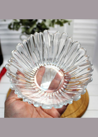 Набір фактурних скляних салатників Аврора 140 мм 6 шт (10601) Pasabahce (366818239)