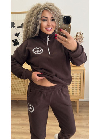 Костюм 181 Полар Фліс теплий,штани та кофта з логотипом Україна (368277976)