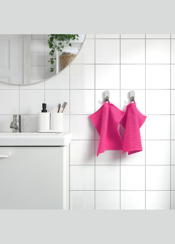 IKEA reczniczek ікеа vagsjon 30х30 см (90571095) рожевий виробництво -