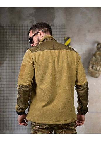 Тактическая мужская демисезонная кофта на флисе койот No Brand (362045743)