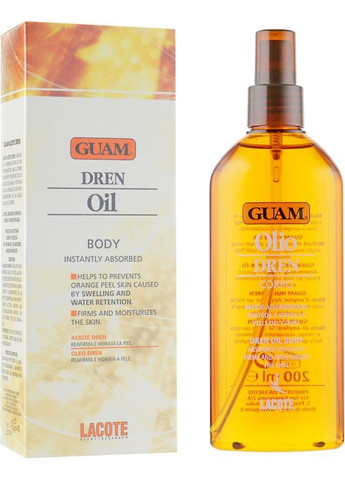 Масло с дренажным эффектом Olio Corpo Dren 200ml (11057-52047) Guam (368618971)