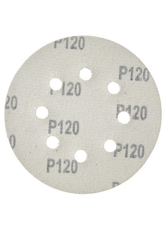 Круг шліфувальний самозачіпний 125 мм 8 отв з120 5 шт (196037) Vitals (304267112)