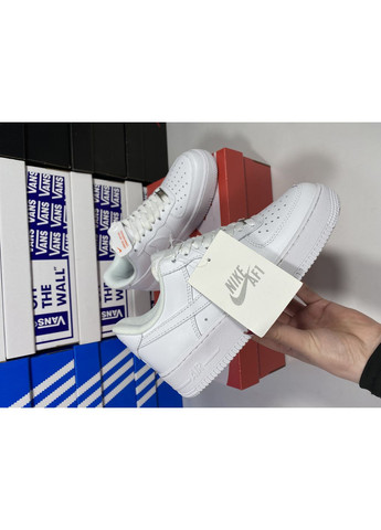 Білі Осінні кросівки чоловічі nike air force white lux найк аір форс 1 преміум No Brand