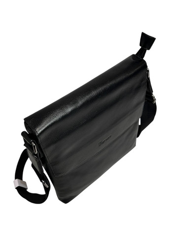 Чоловіча сумка з еко-шкіри Darvoz 1023-1 чорна 22х20х4 No Brand (371681856)
