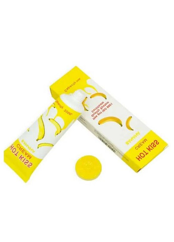 Універсальний Лубрикант на водній основі "Hot Kiss" на водній основі 30 мл - Банан - Інтимна змазка No Brand (368892876)